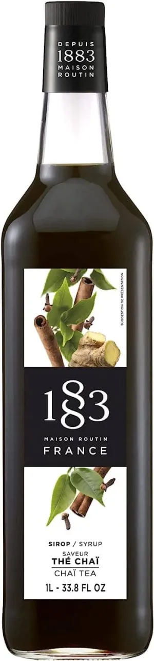 1883 - 1L Glass Bottle - Chai Tea Syrup