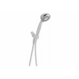 4-Spray Massaging Handheld Showerhead, White