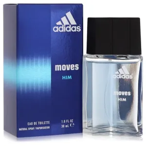 Adidas Moves Eau De Toilette Spray 3.4 Fl Oz - Refreshing Sweet & Spicy Fragrance for Men