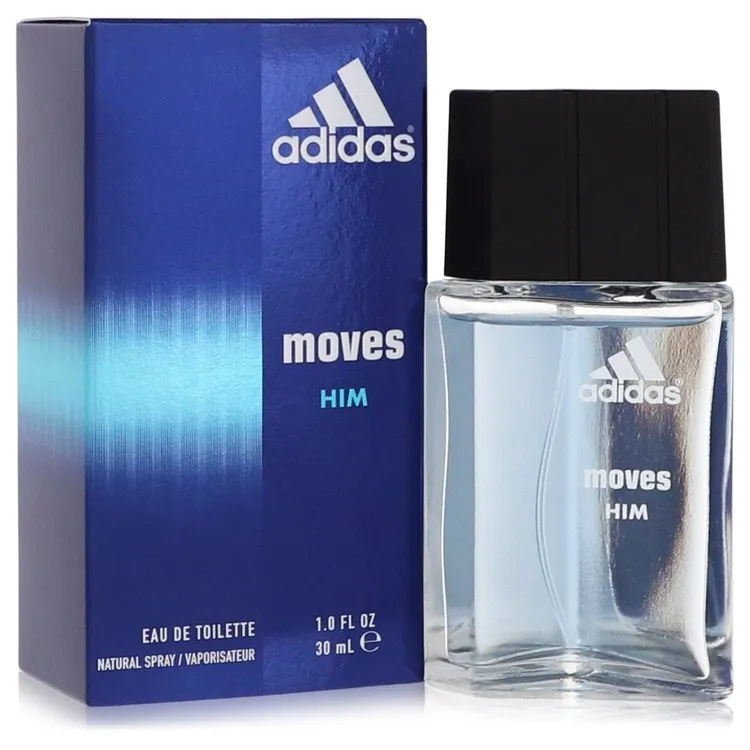Adidas Moves Eau De Toilette Spray 3.4 Fl Oz - Refreshing Sweet & Spicy Fragrance for Men