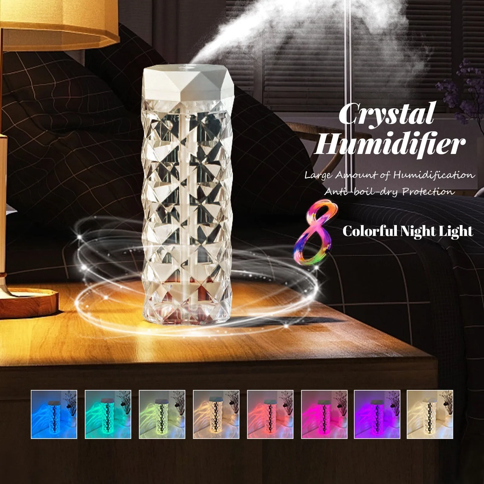 Air Humidifier Color Night Light