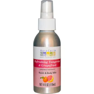 AURA CACIA - Room and Body Mist Refreshing Tangerine & Grapefruit - 4 fl. oz. (118 ml)