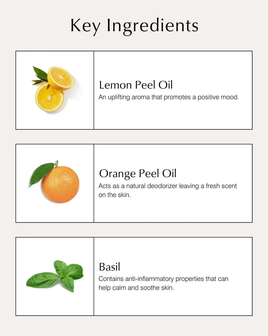 Body Mist with Citrus & Basil
