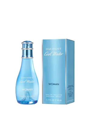Cool Water Woman Eau De Toilette Spray - 50ml