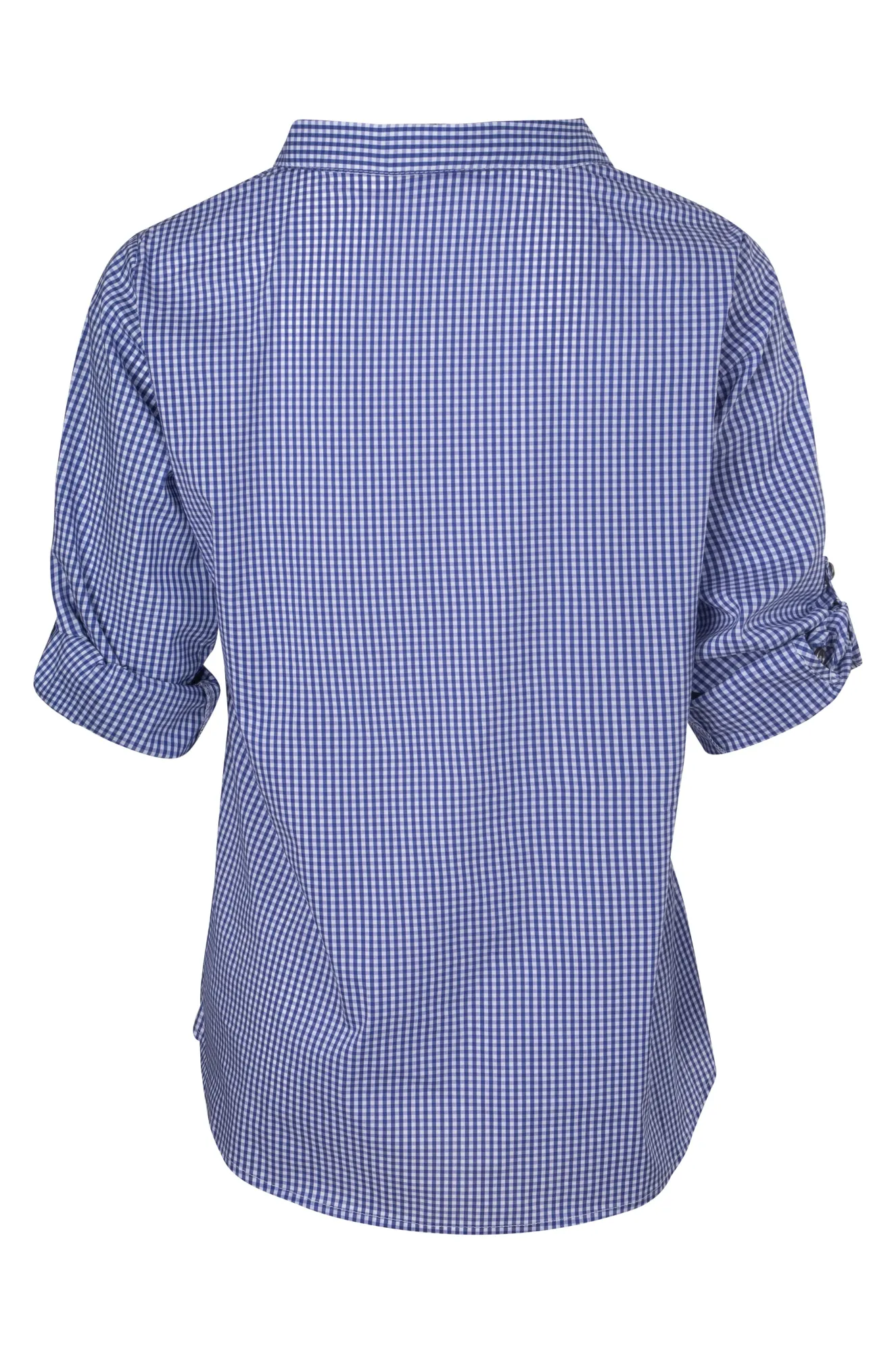 Cotton Rich Shirt | Soft Navy Check | 6162A1