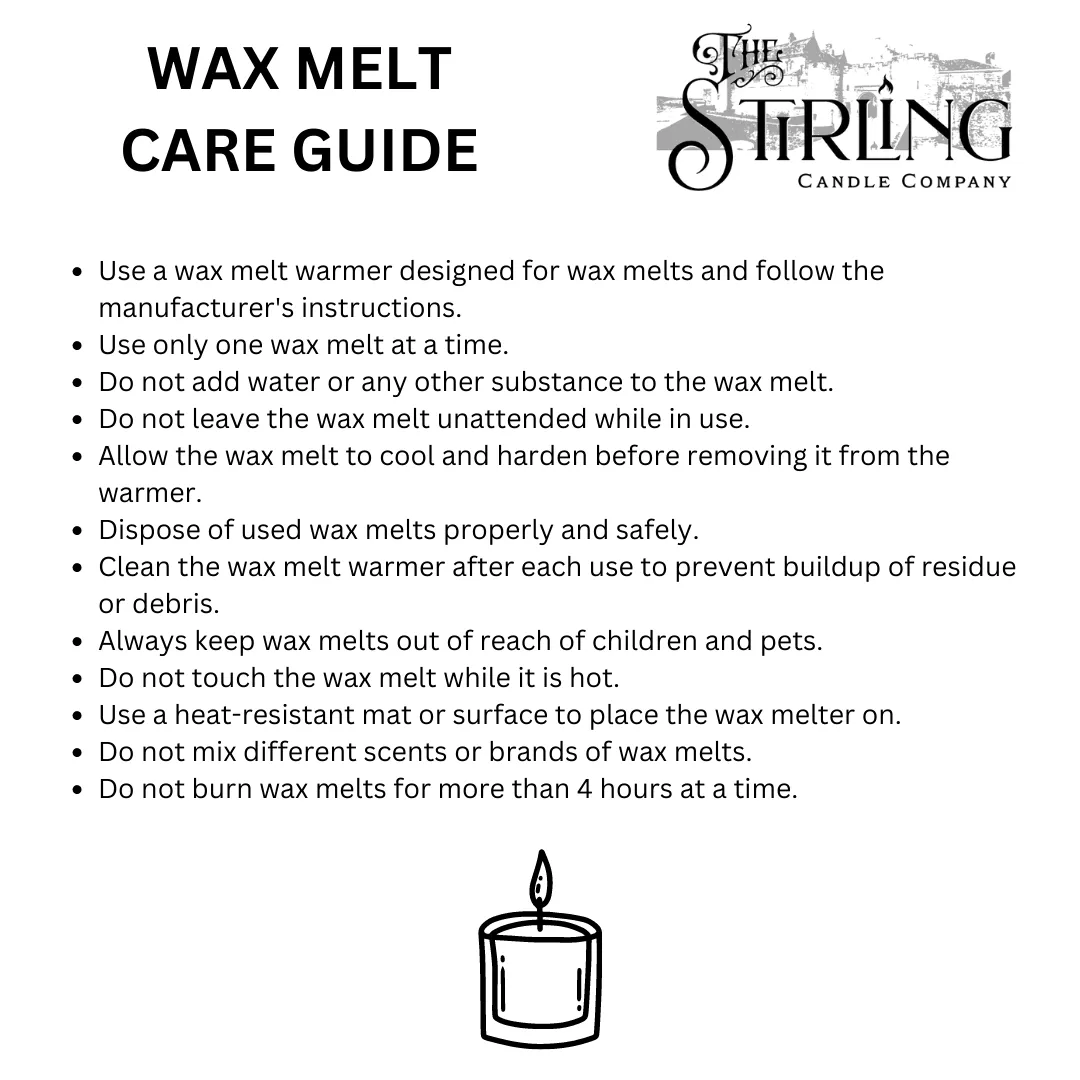 Crackling Log Fire - Wax Melt Clamshell