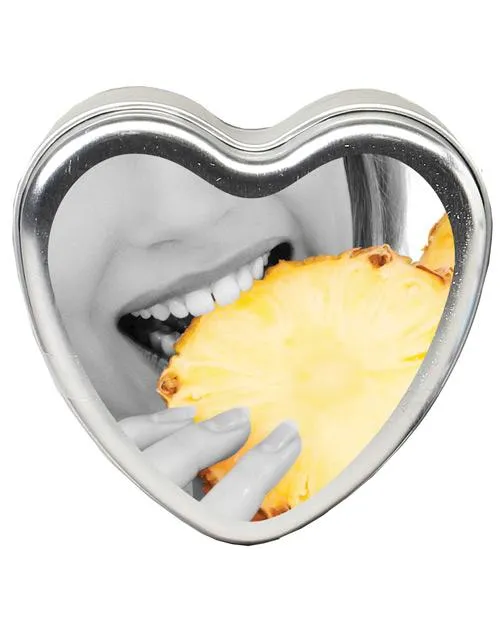 Earthly Body Sun Touched Edible Candle - Heart Tin 4.7 Oz