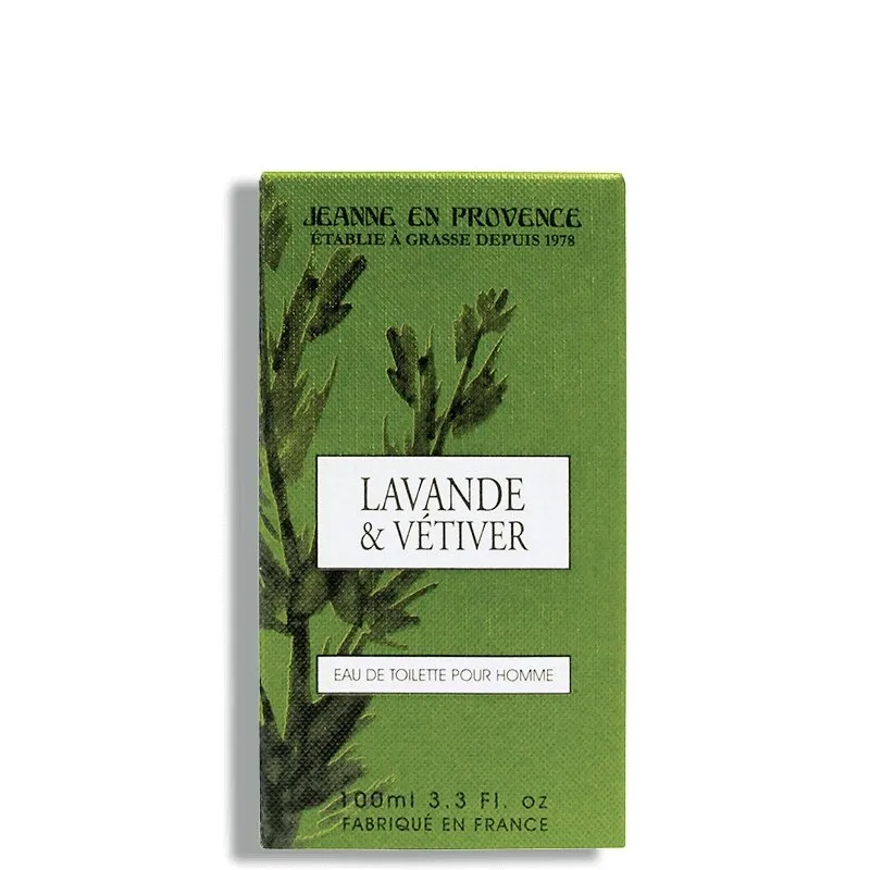 Eau De Toilette Lavander & Vétiver, 100ml