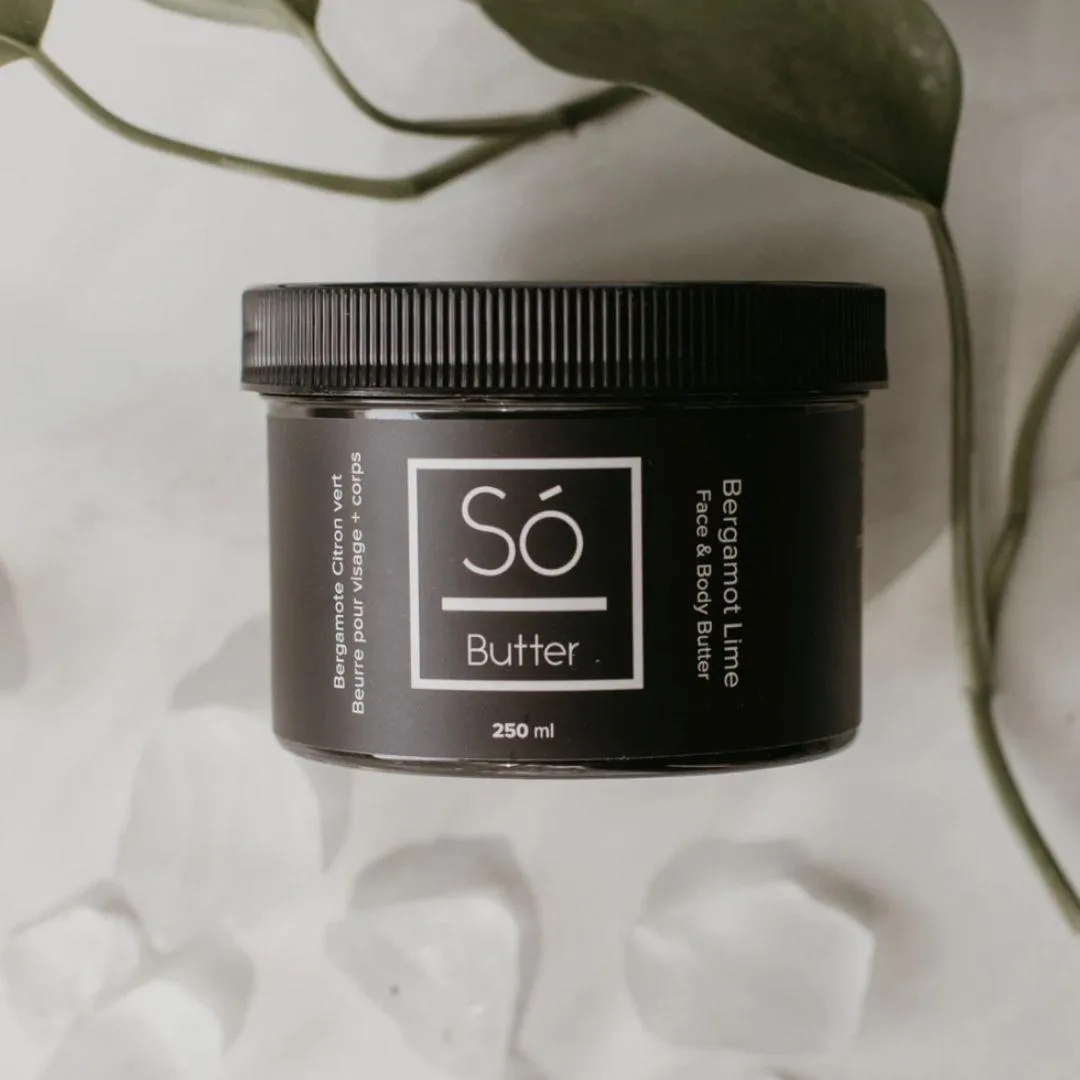 face and body butter - bergamot lime
