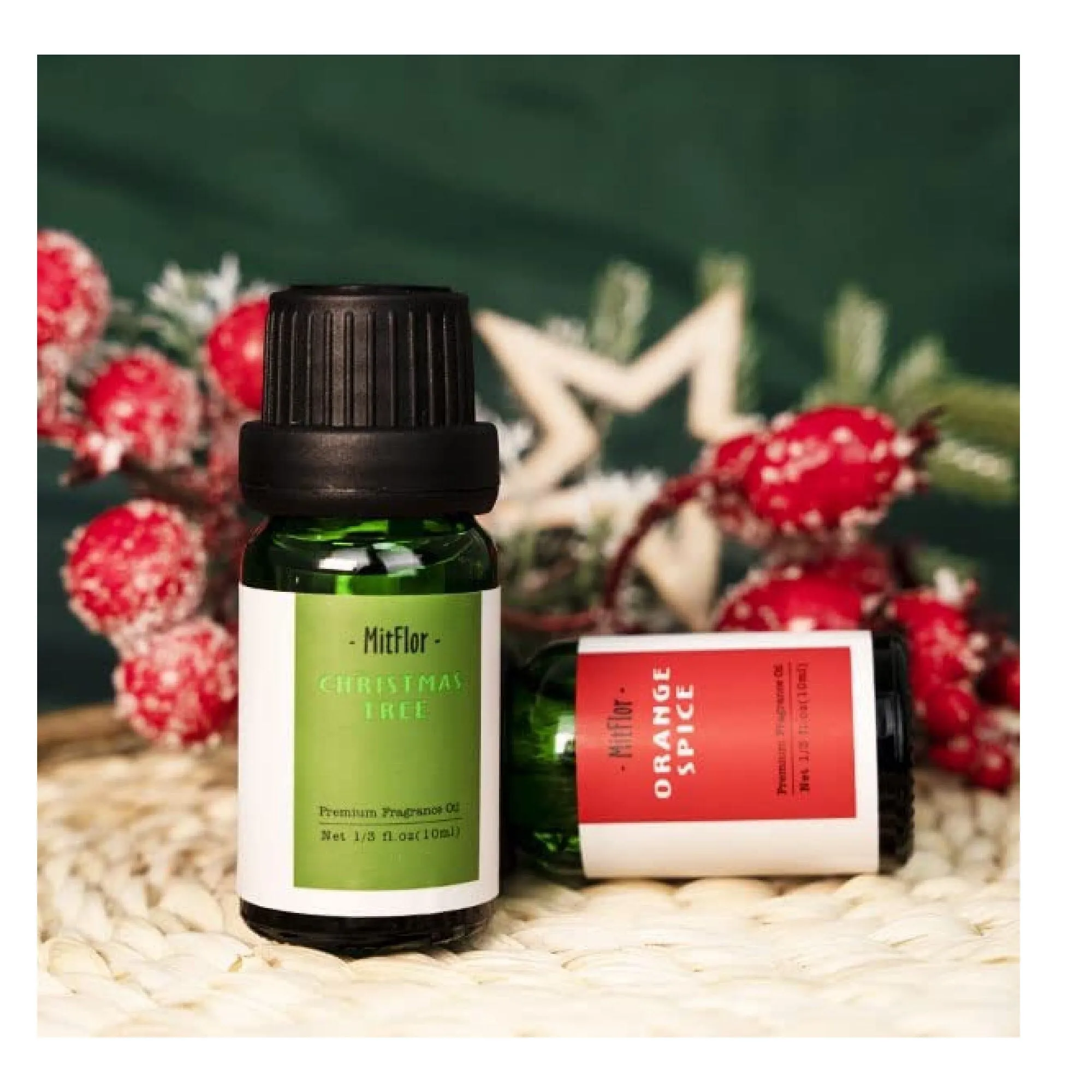 Fragrance Oil | MitFlor Christmas Set Of Perfumed Oils| 6 | 10 ml AromasTo Make Soap Candles