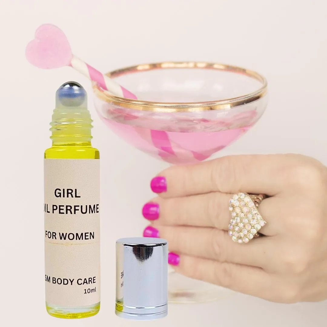 Girl oil perfume