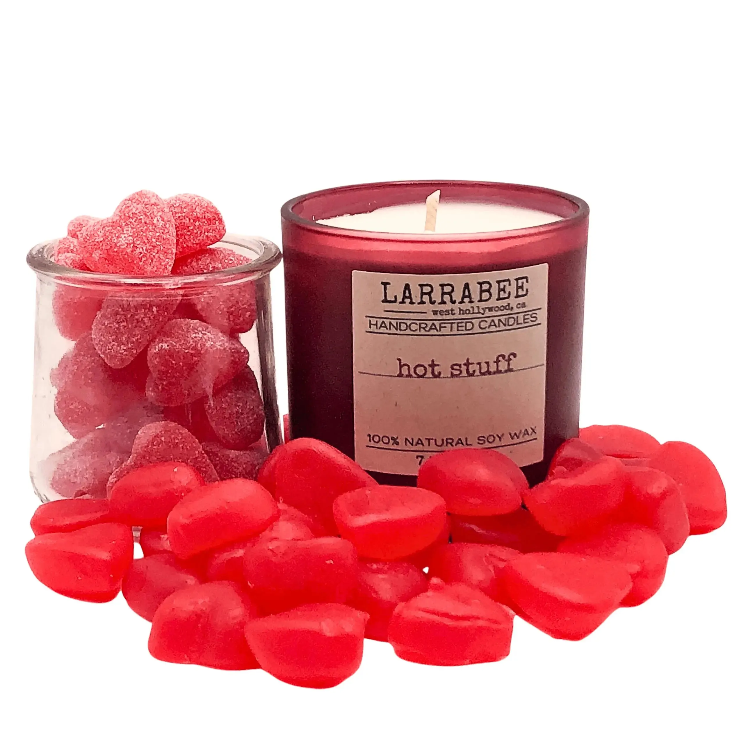 Hot Stuff handcrafted candle