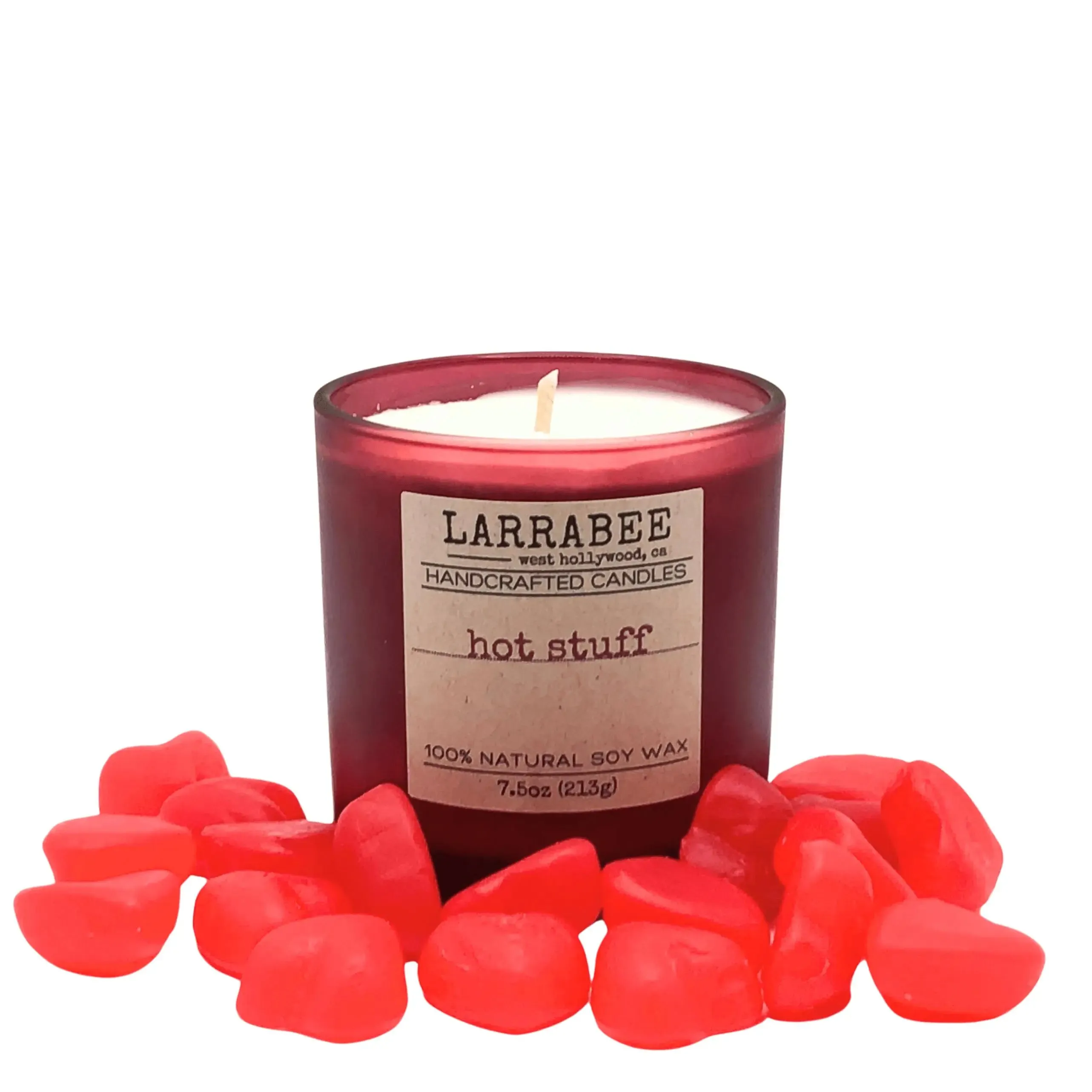 Hot Stuff handcrafted candle