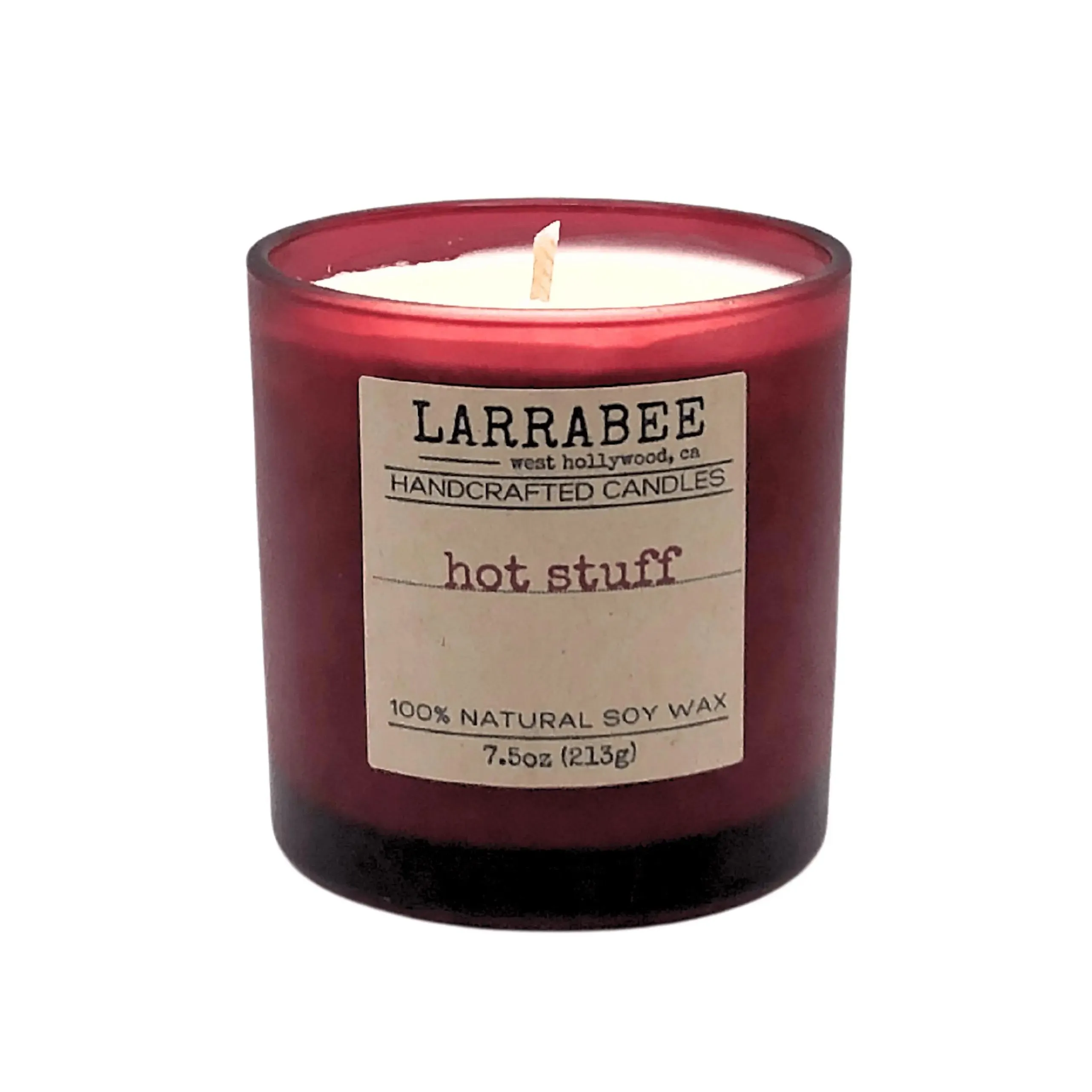 Hot Stuff handcrafted candle