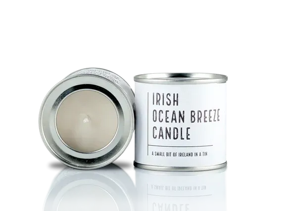 Irish Candle Tin  - Irish Ocean Breeze (Large)