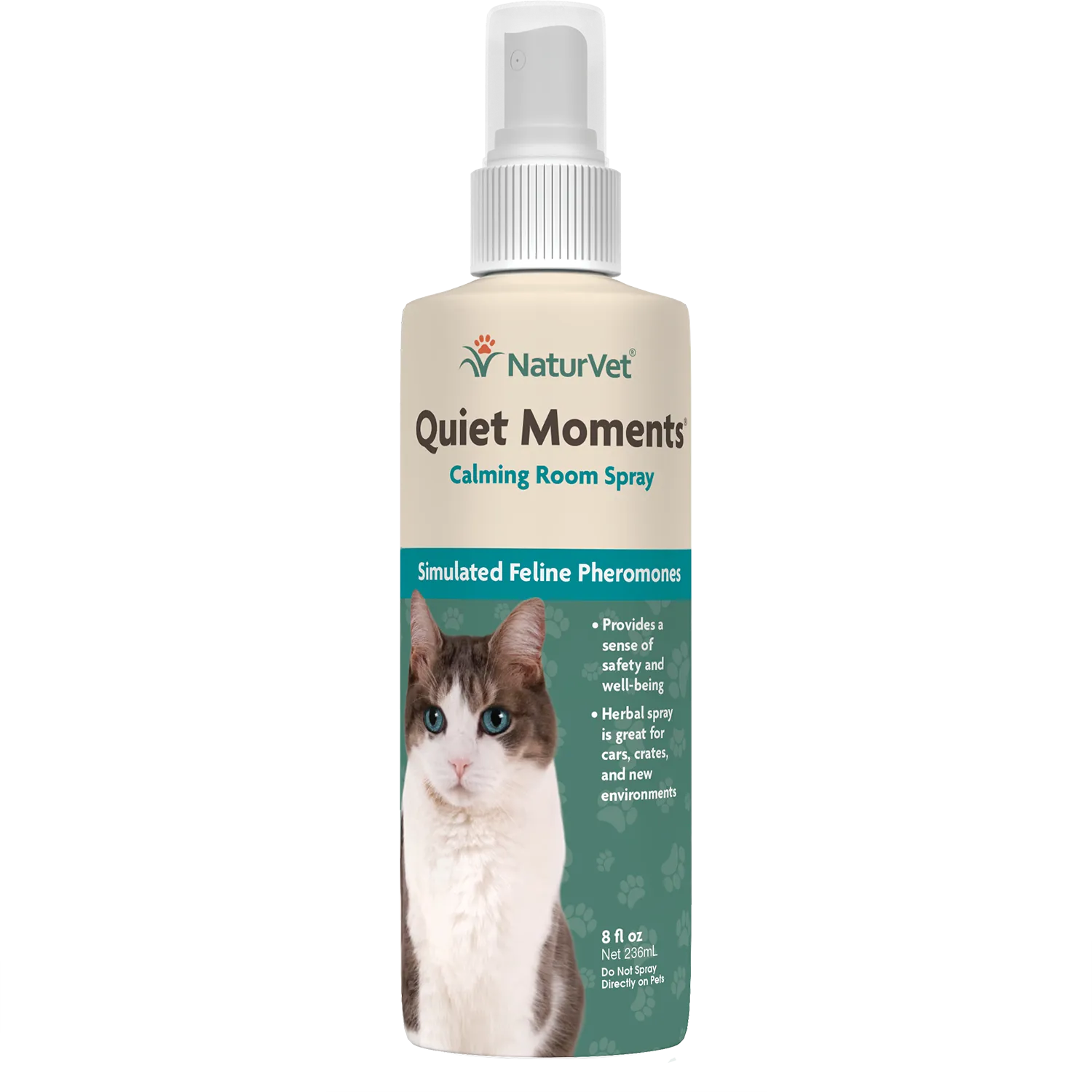 NaturVet Quiet Moments® Cat Calming Room Spray 8oz