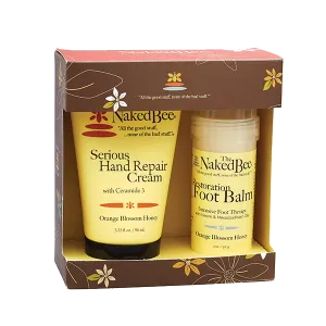Orange Blossom Honey Hands & Feet Gift Set by Naked Bee