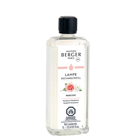 Paris Chic - Lampe Berger Fragrance Refill for Home Fragrance Oil Diffuser - 33.8 Fluid Ounces - 1 Liter