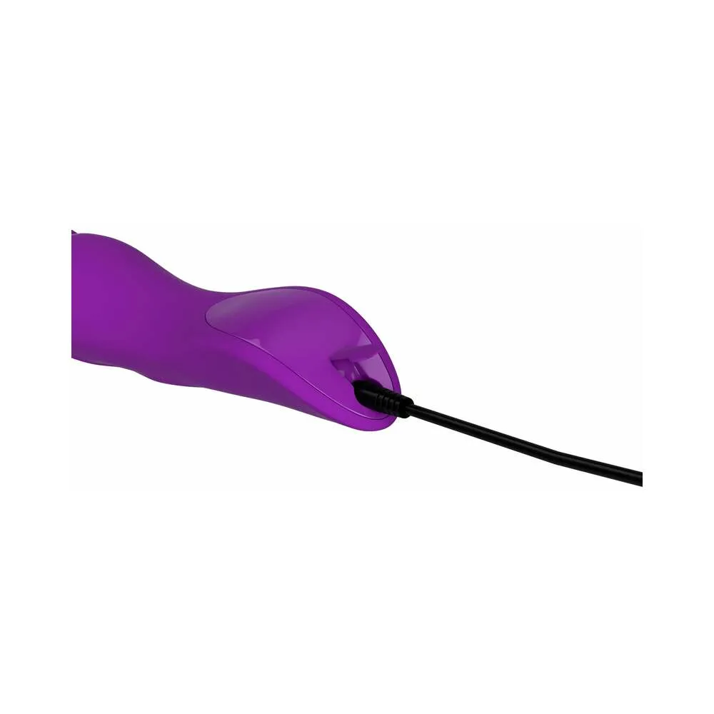 Pipedream Wanachi Body Recharger Rechargeable Silicone Wand Vibrator Purple