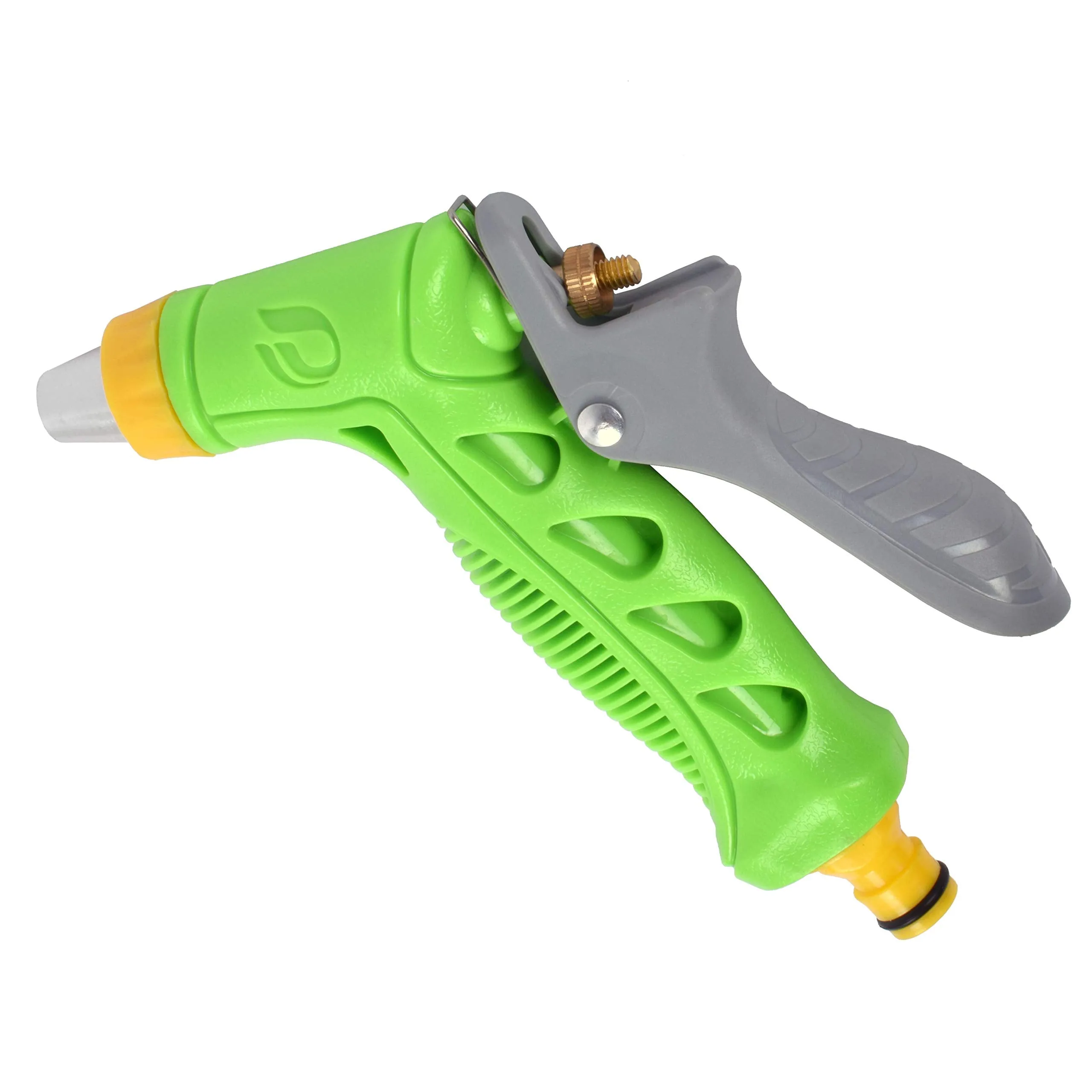 Plantex Adjustable High-Pressure Watering Spray Gun Nozzles With Soft Touch Plastic Grip - Green