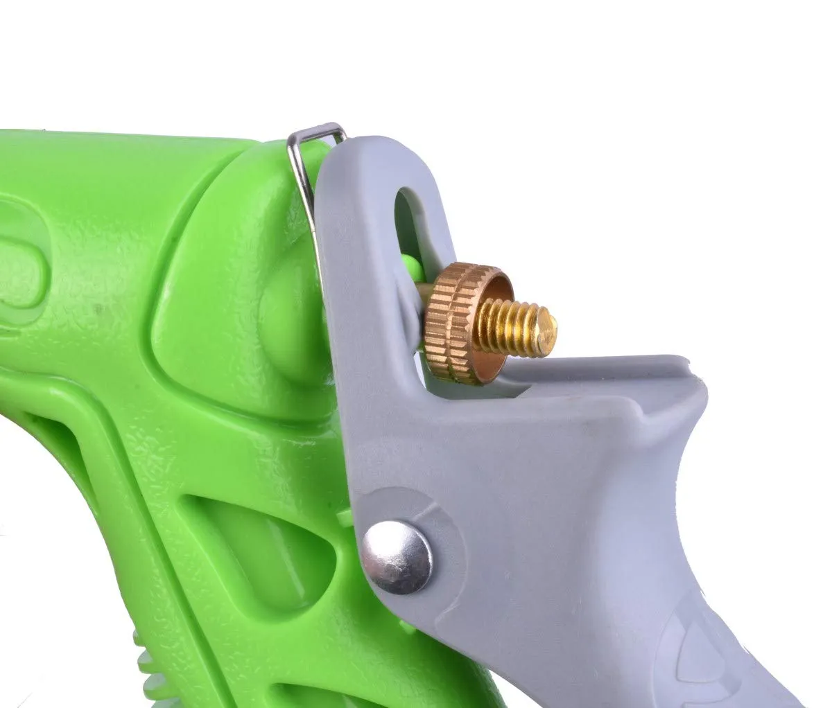 Plantex Adjustable High-Pressure Watering Spray Gun Nozzles With Soft Touch Plastic Grip - Green