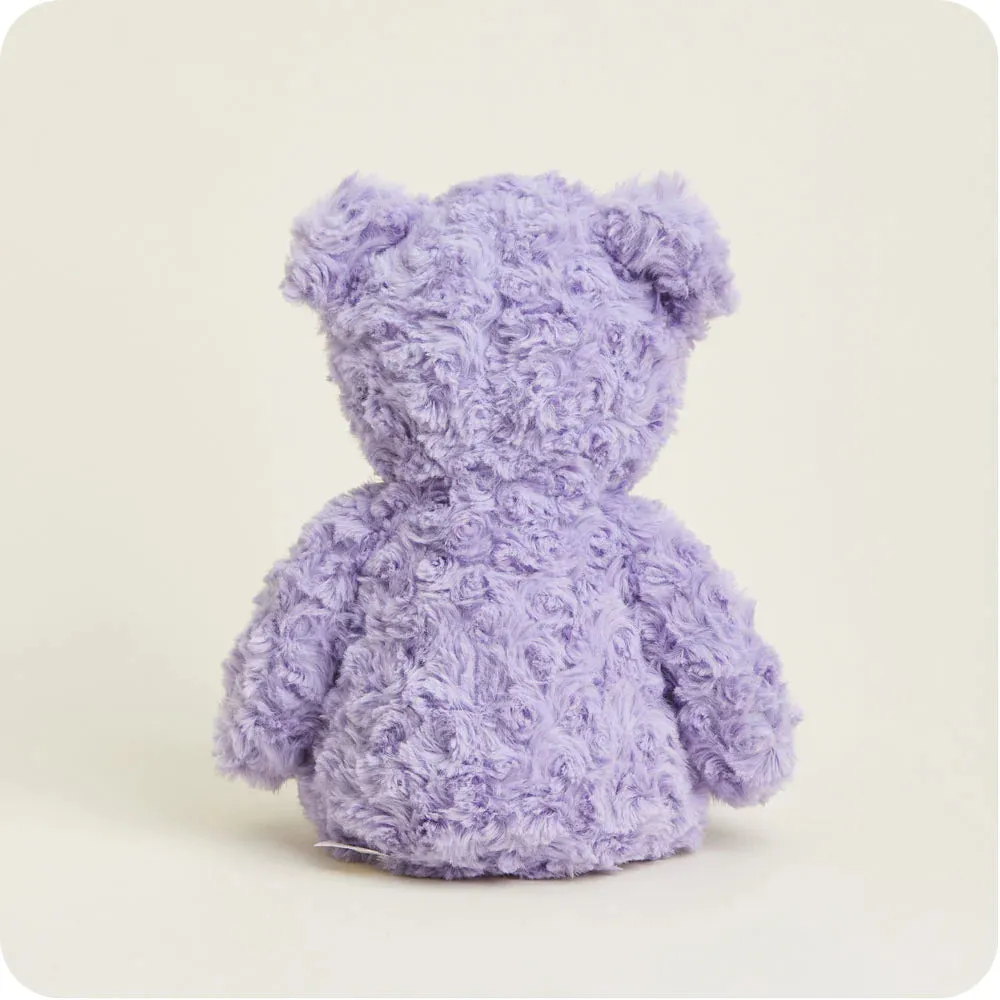 Purple Curly Bear Warmies