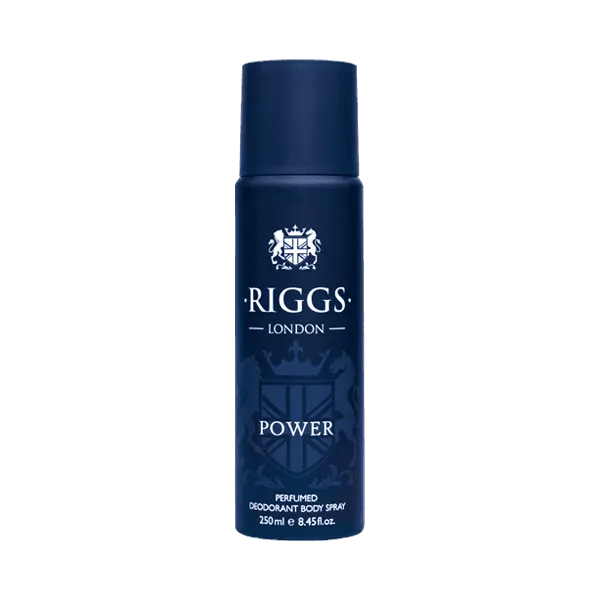 RIGGS LONDON POWER DEODORANT BODY SPRAY 250ML