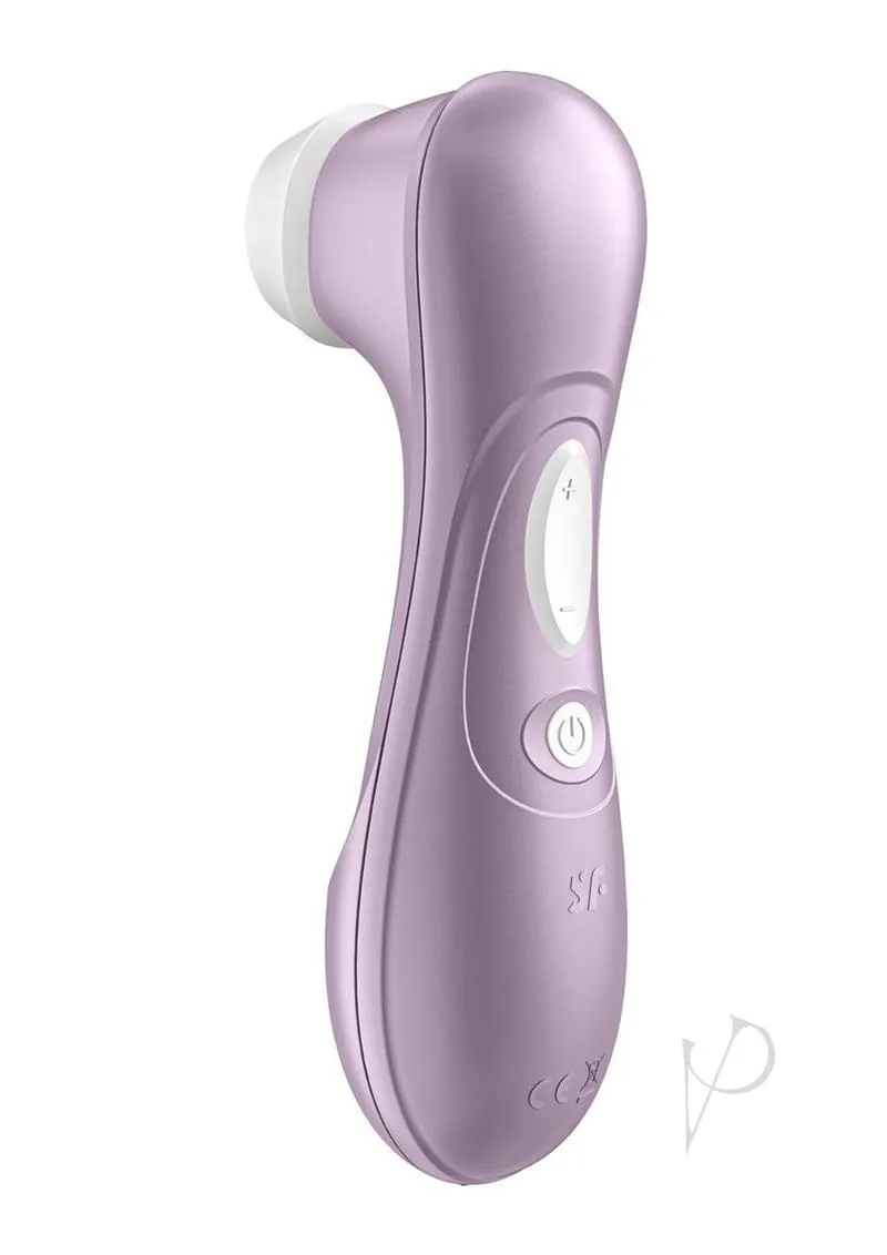 Satisfyer Pro 2 Generation 2 Rechargeable Silicone Clitoral Stimulator 6.5in Purple