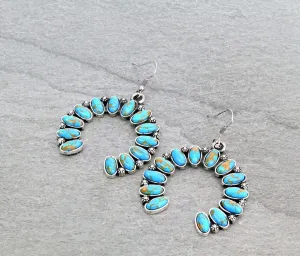 Southwest squash earrings