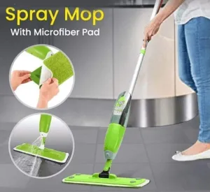 Spray Mop With Reusable Microfiber