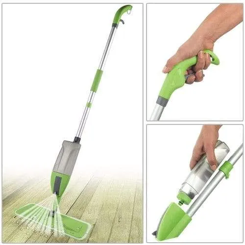 Spray Mop With Reusable Microfiber