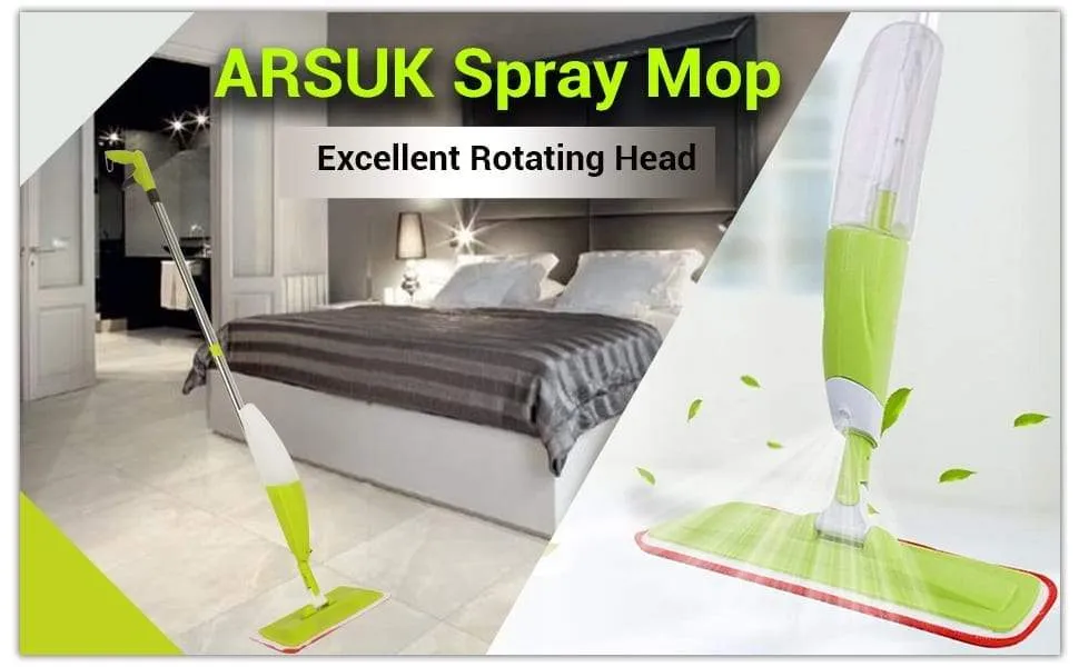 Spray Mop With Reusable Microfiber