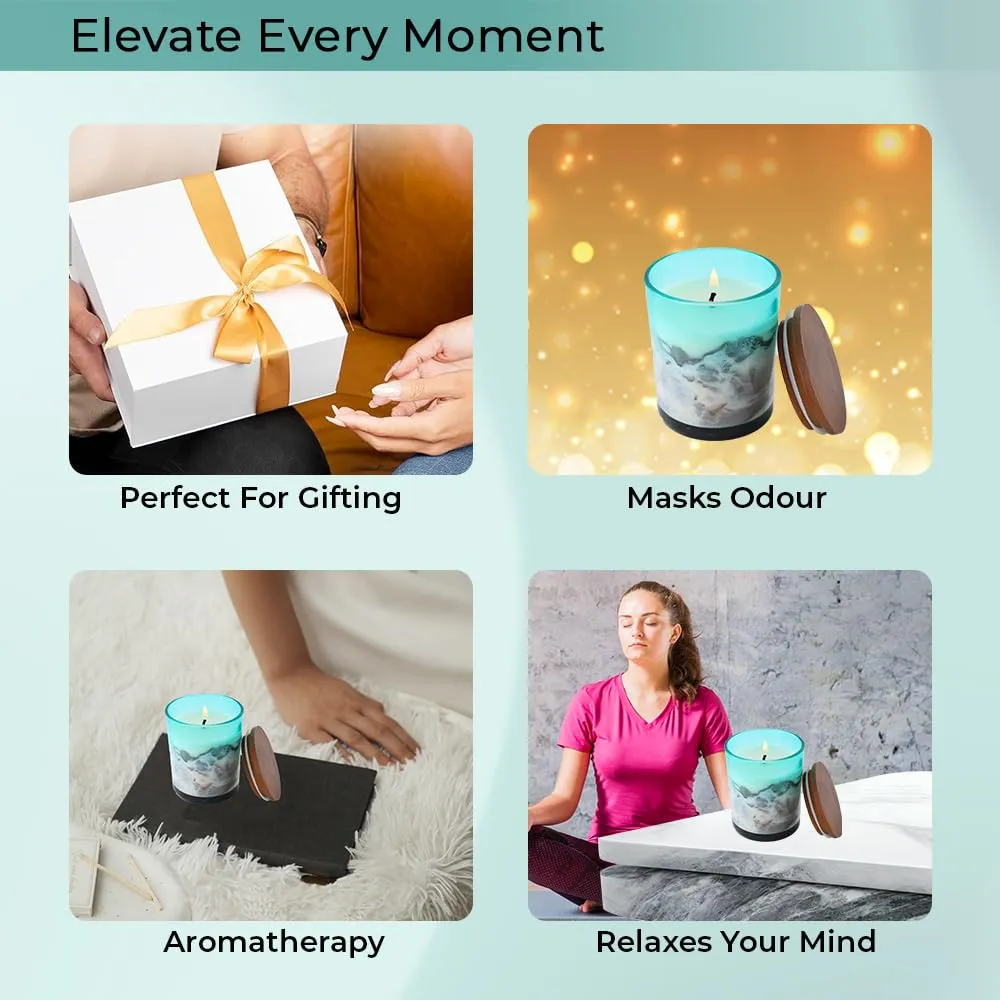 The Better Home Scented Candles for Gifting | 30 Hrs Burn Time | Aromatherapy Soy Wax Candles for Home Decor Fragrance | Aesthetic Candles for Home | Wood Phantom Aroma Scented Candles for Bedroom