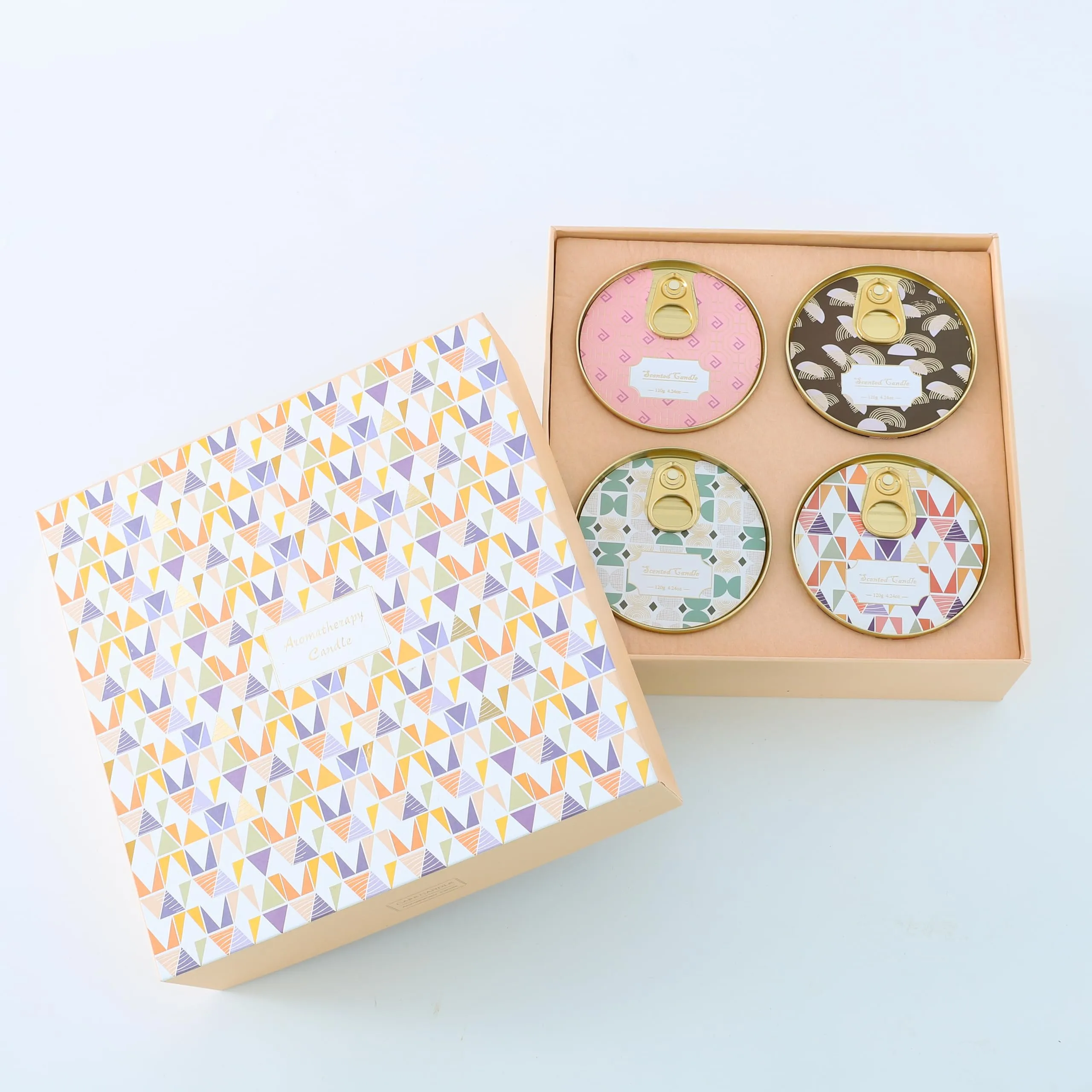 The Better Home Scented Candles for Home Decor | 16h Burn Time | 120g Each |Aesthetic Candles for Home| Aroma Candles- Neroli Blossom, Sandalwood, Peach Oolong, Japanese Plum Blossom | Pack of 4
