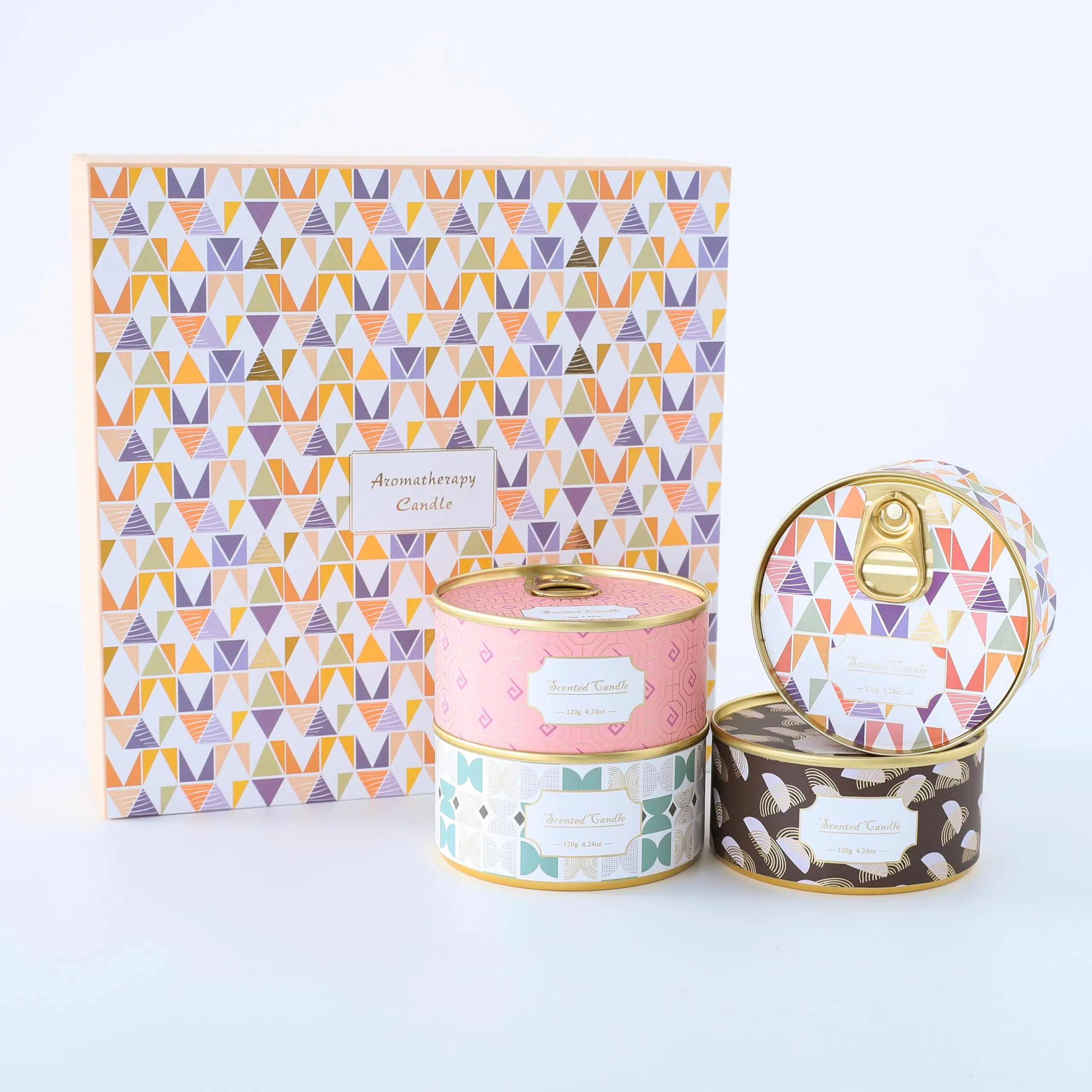 The Better Home Scented Candles for Home Decor | 16h Burn Time | 120g Each |Aesthetic Candles for Home| Aroma Candles- Neroli Blossom, Sandalwood, Peach Oolong, Japanese Plum Blossom | Pack of 4