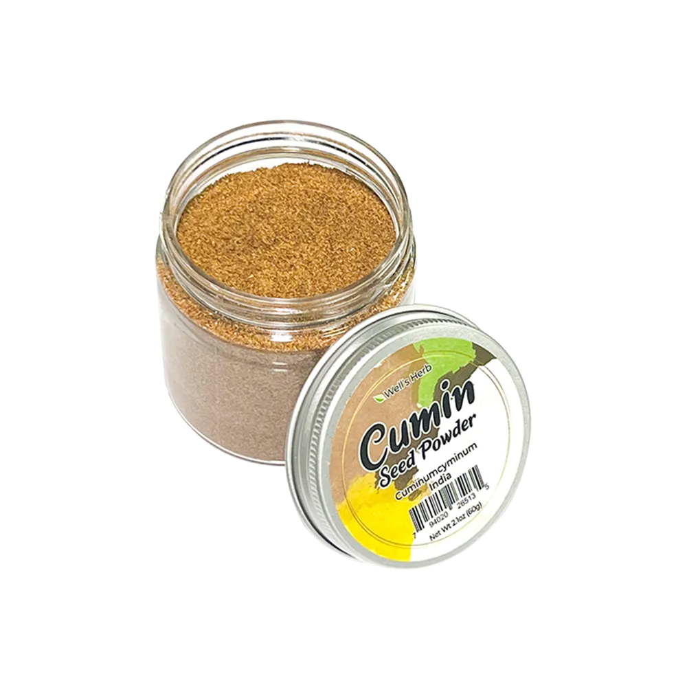 Well's Herb Dried Cumin Seed(Powder) | 2.1 oz.