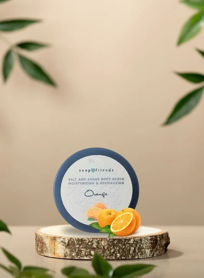 Zesty Citrus Glow - Orange Body Scrub by Soap&Friends-200ml