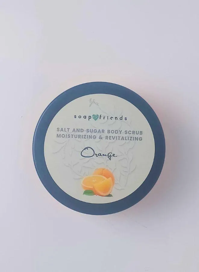 Zesty Citrus Glow - Orange Body Scrub by Soap&Friends-200ml